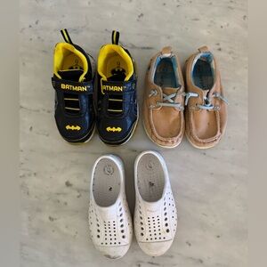 3 pairs of toddler boy shoes size 9